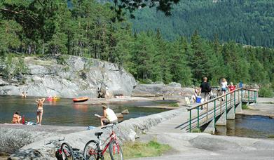 Honnevje badeplass, Noregs finaste rasteplass