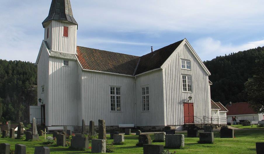 Laudal kirke, en korskirke