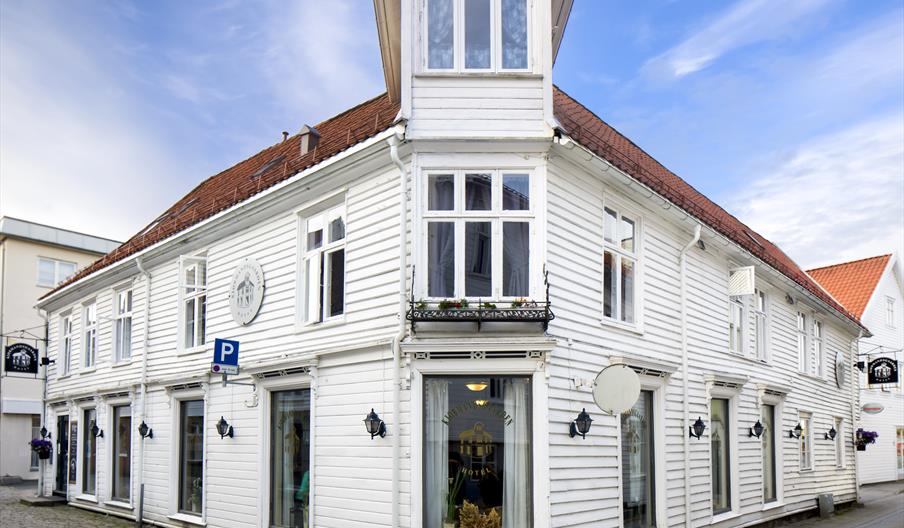 Kjøbmandsgaarden Hotell-mandal-sentrum. Foto.