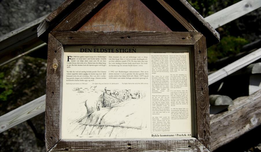 Byklestigen - 2 km t/r