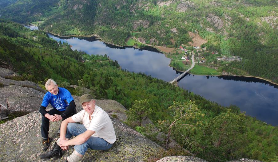 Bersestien - idyllisk naturreservat i Birkeland