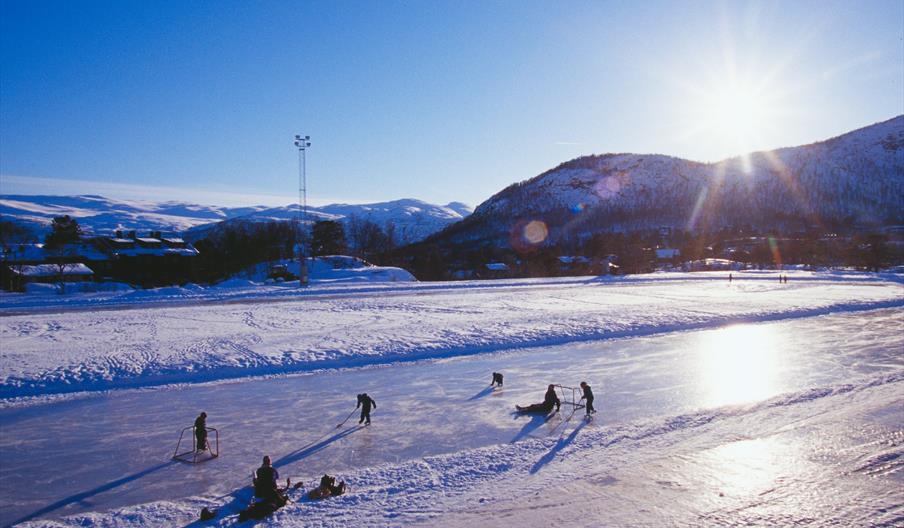 Skøytebanen på Hovden