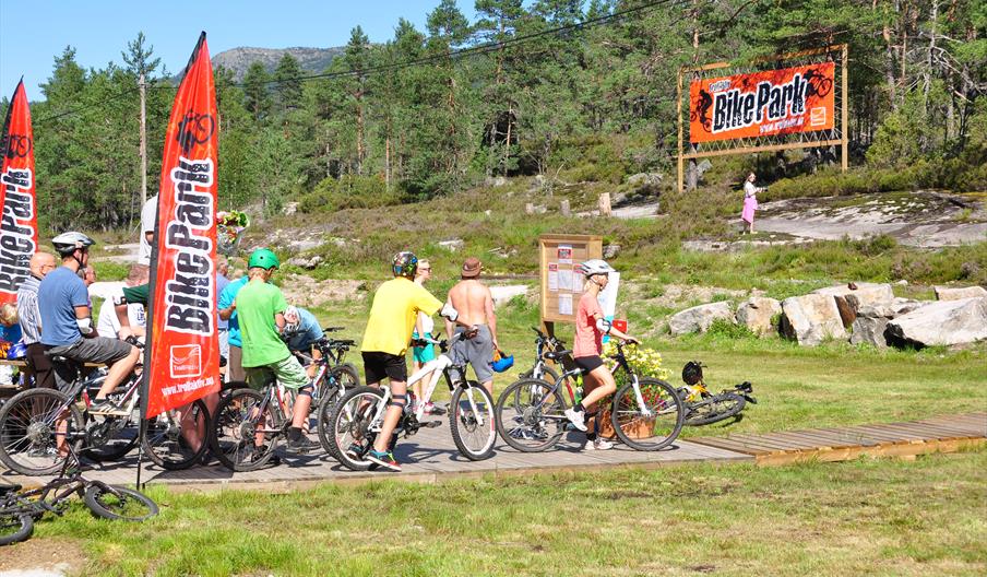 TrollAktiv sykkelpark på Evje
