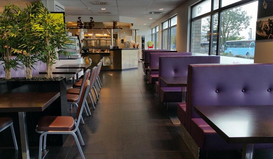 innsiden av restauranten