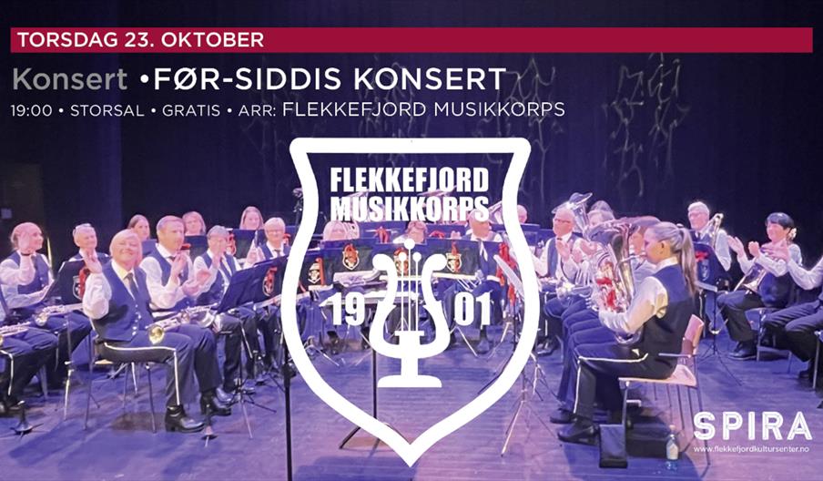 Før-Siddiskonsert med Flekkefjord Musikkorps