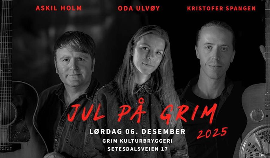 Jul på Grim 2025 på Grim Kulturbryggeri Jul på Grim 2025 på Grim Kulturbryggeri kl. 18.00