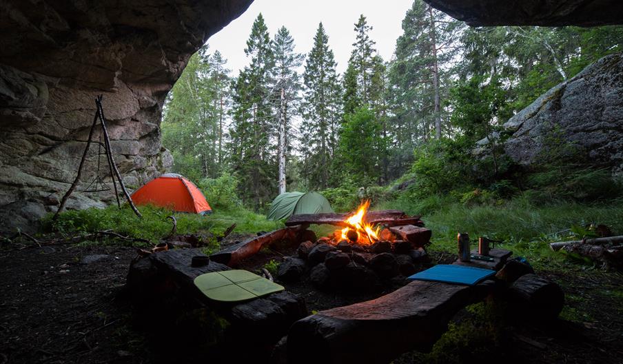 Håstølknuten via Råmundhelleren