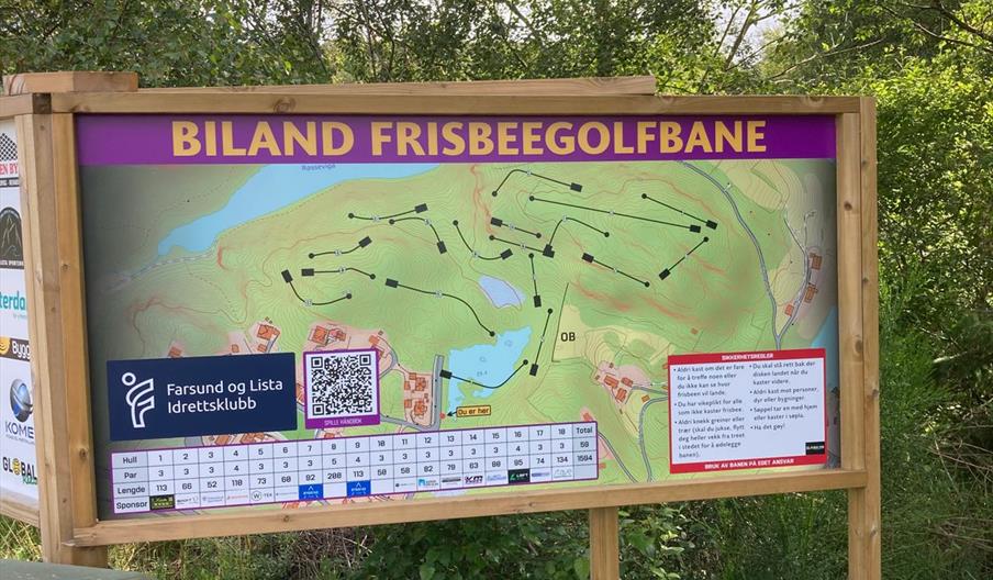 Biland frisbeegolf