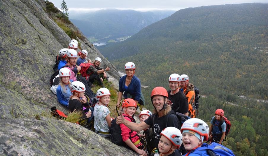 Via Ferrata i familievennlige Løefjell, Brokke