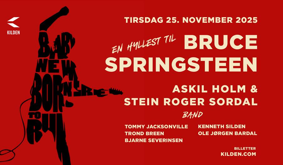 En hyllest til Bruce Springsteen med Askil Holm og Stein Roger Sordal og Band