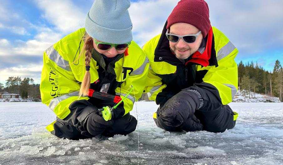 Isfiskeeventyr på Sørlandet