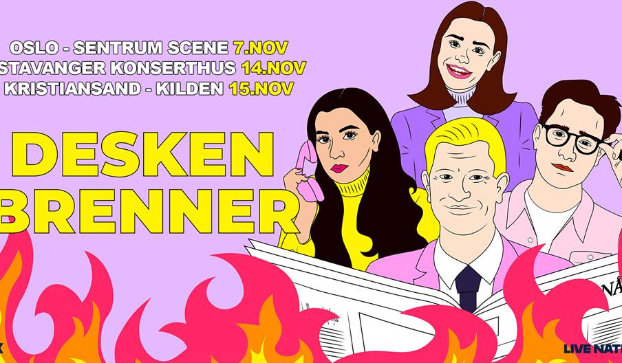 Desken Brenner – Live i Kilden