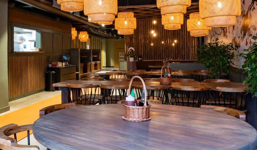 innsiden av restauranten