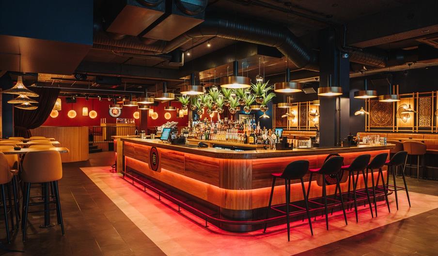 innsiden av restauranten