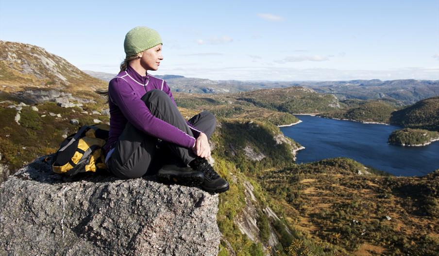 Fjelltur fra Haugen til Fidjeland