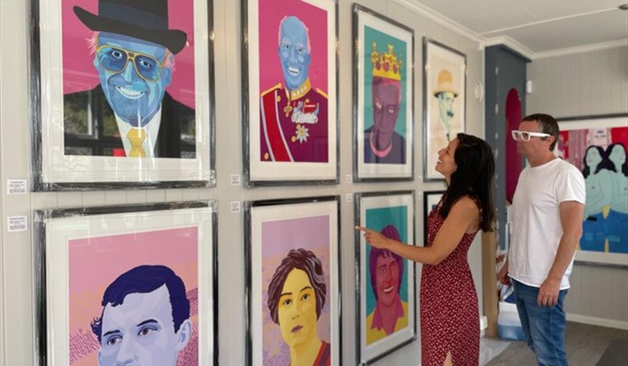 Utstilling av Vidar Liens kunst