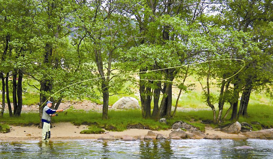 Fisketur ved Bjerkreimselva