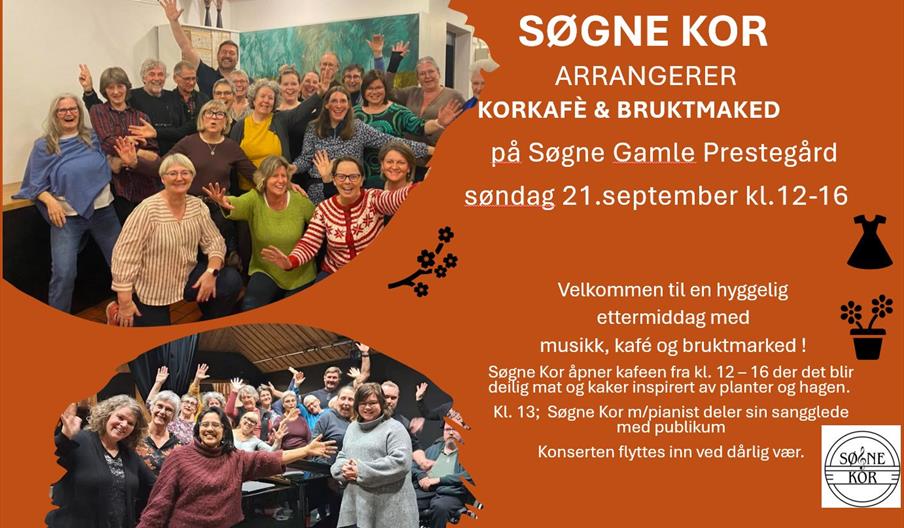 KULTURSØNDAG - Søgne Kor & bruktmarked