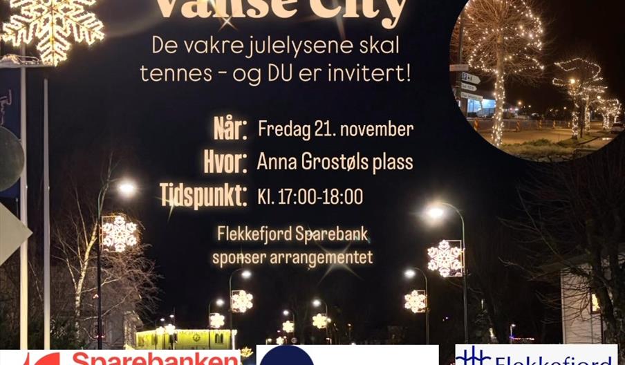 Julegateåpning i Vanse City