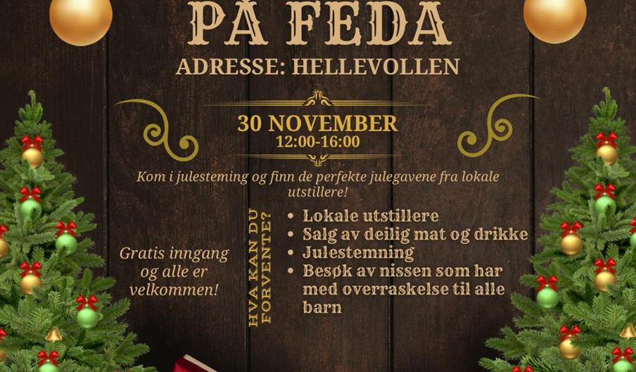 Julemarked på Feda