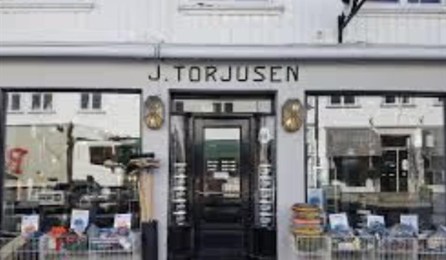 en butikk sett fra utsiden