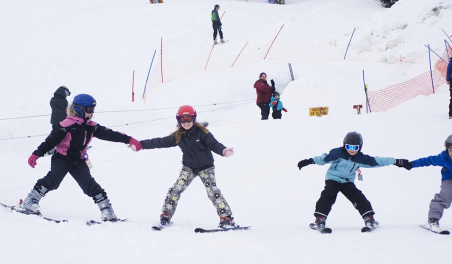 Skiskole ved Rovernes beredskapsgruppe