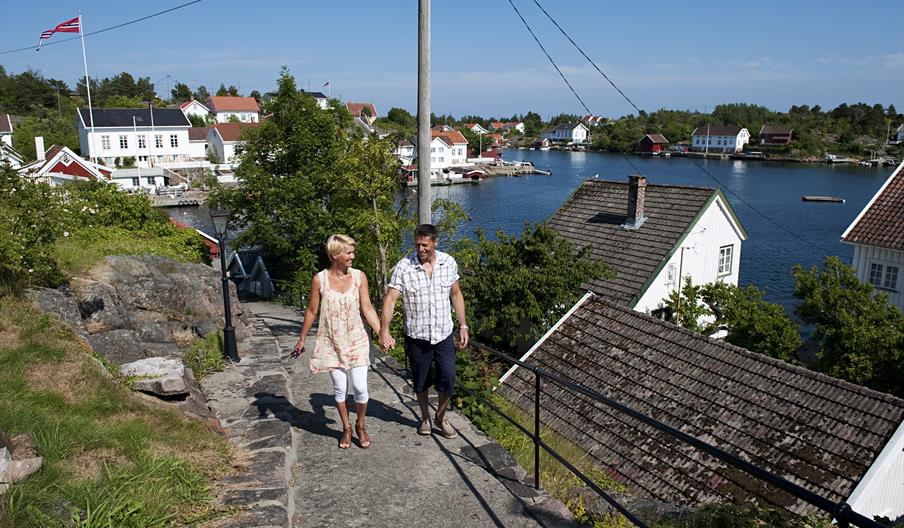 Rusletur på smale veier på Lyngør
