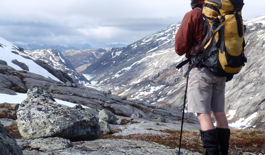 Fjelltur fra Grauthedlar til Lysebotn