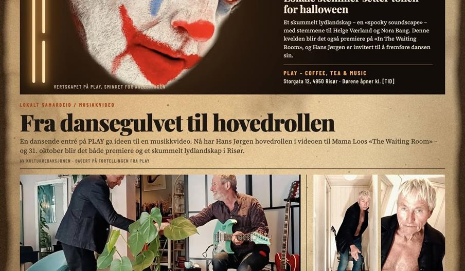 Halloween på PLAY – lokale stemmer og musikkvideopremiere