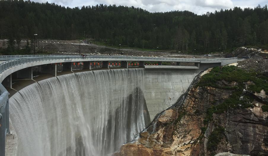 Dam Sarvsfossen i Bykle