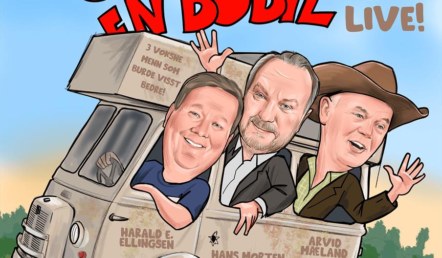 3 menn og en bobil - LIVE! på Buen Kulturhus