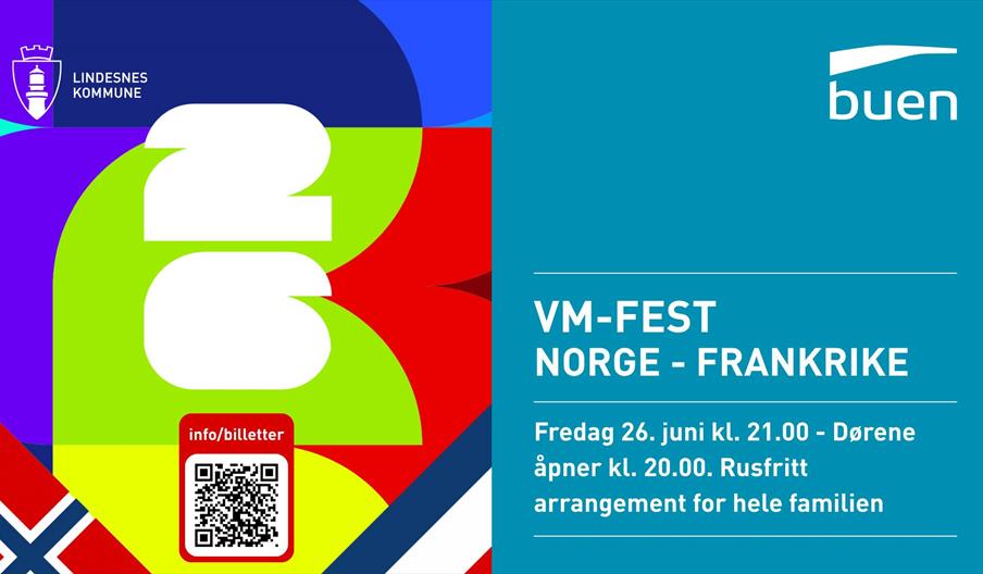 VM-fest: Norge - Frankrike på Buen Kulturhus