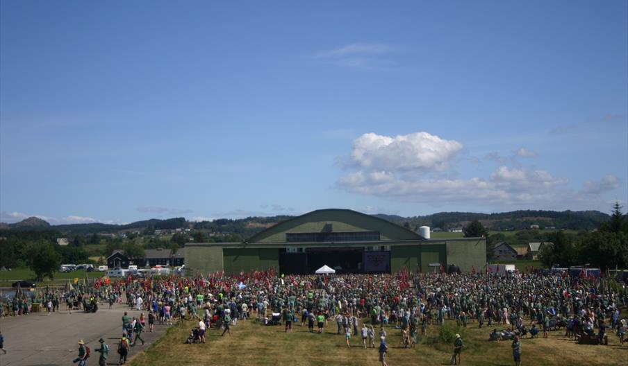 Speiderleir og konsertarena