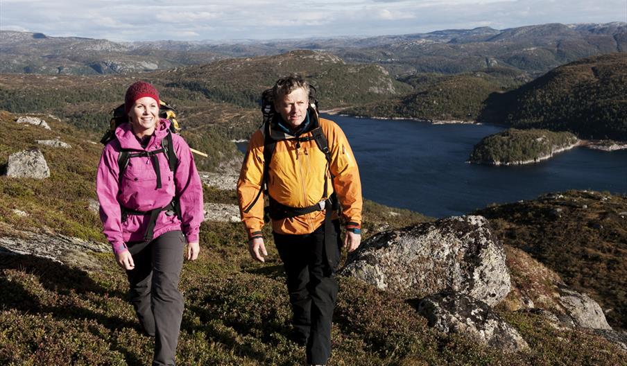 Fjelltur fra Langavatn til Blåfjellenden