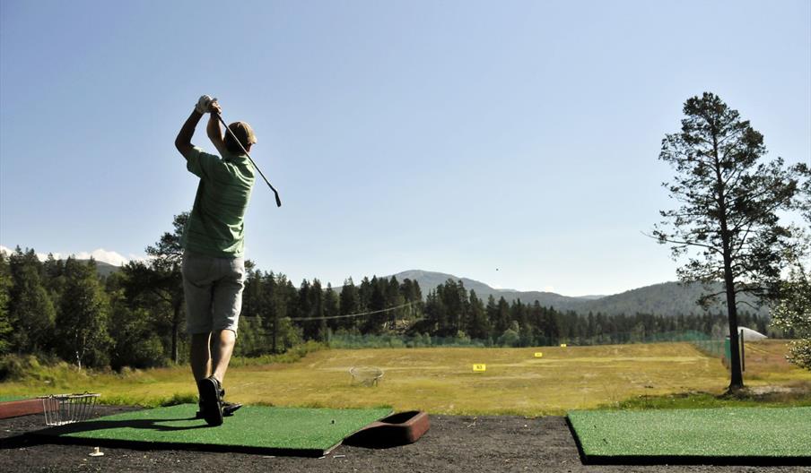 Ørnefjell Golfbane - mellom Bykle og Hovden