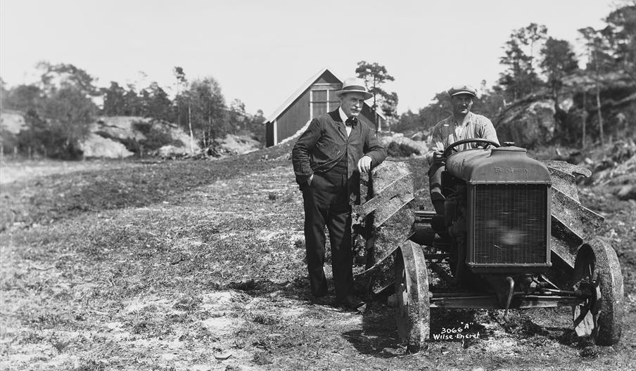 Knut Hamsun på Nørholm.