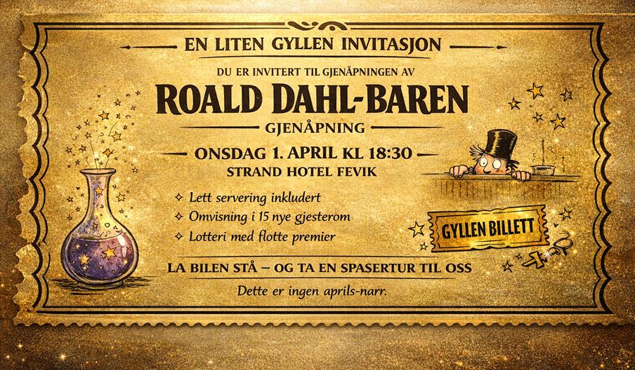 Gullbillett for gjenåpning