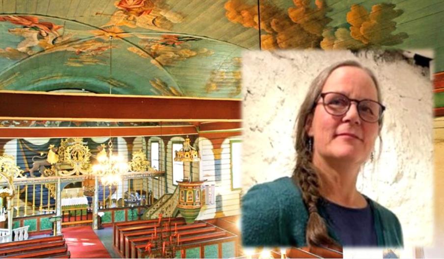 Grip anledningen til å bli kjent med et av de mest særpregete, gamle kirkeinteriørene på Agder, med kunsthistoriker og konservator Anne Milnes som veileder.