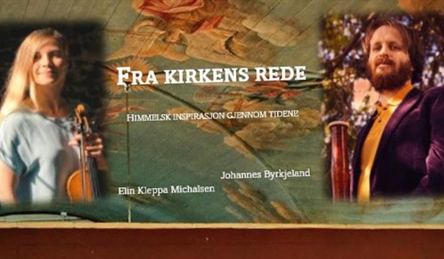 Johannes Byrkjeland og Elin Kleppa Michalsen har satt sammen et variert og stemningsfullt konsertprogram, som de har gitt tittel: " Fra kirkens rede. Himmelsk inspirasjon gjennom tidene."