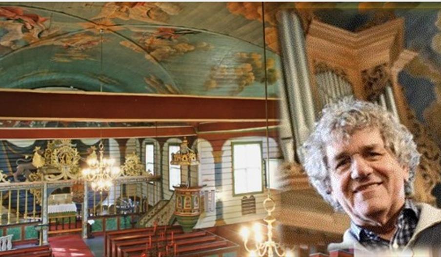 Opplev Flentrop-orglet, betjent av Dypvåg kirkes faste organist i mer enn tre tiår, Hans van der Meijden.