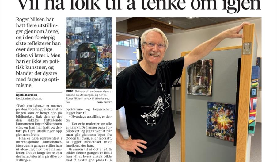 Faksimile fra Grimstad Adressetidende