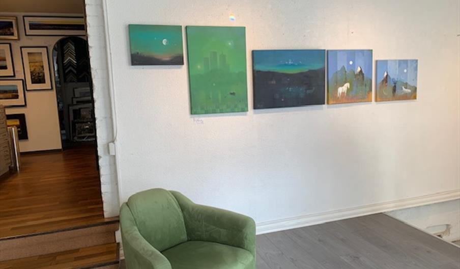 Vakker kunstutstilling på Galleri Farsund