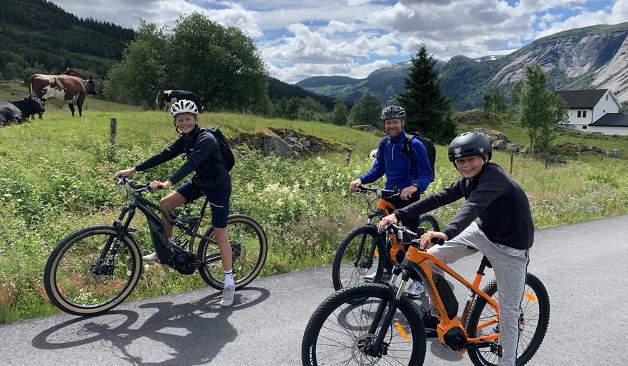 Sykkeltur til Tveitebø, Valle