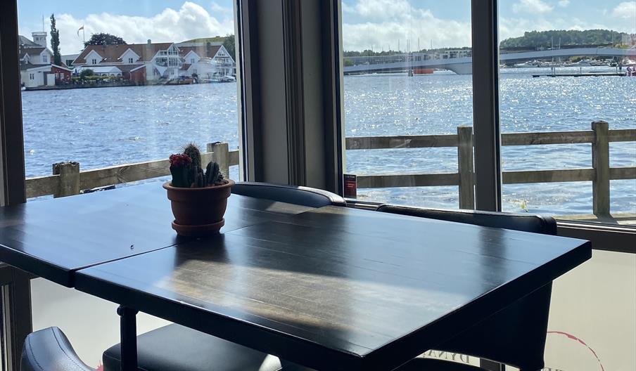 Bilde av utsikt fra vinduet hos Dynamitten bar