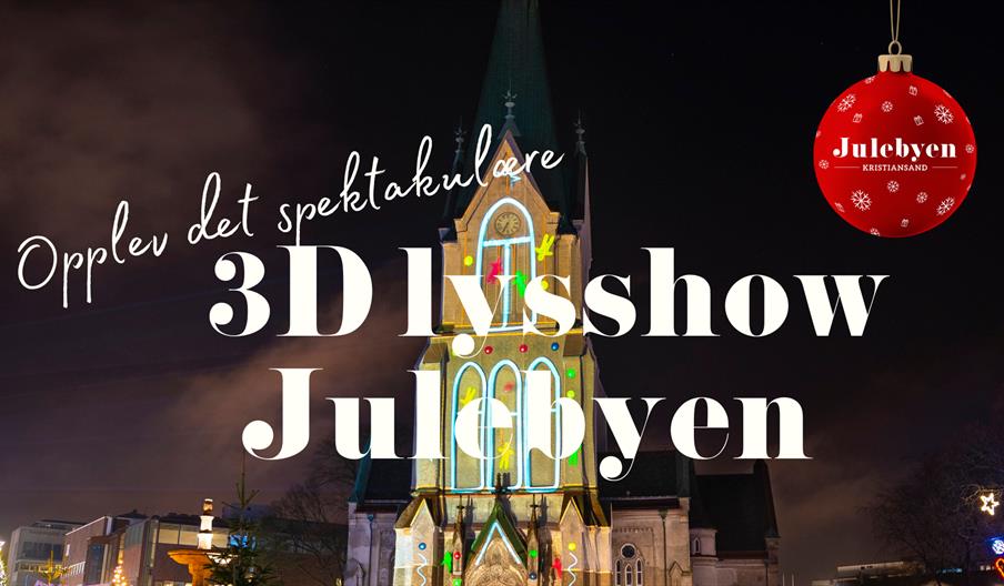 3D Lysshow Julebyen Kristiansand