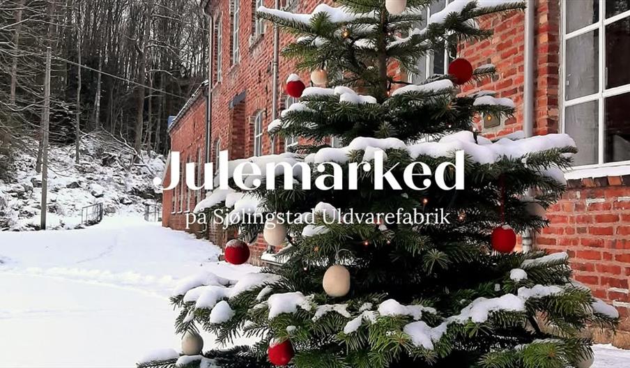 Julemarked på Sjølingstad Uldvarefabrik