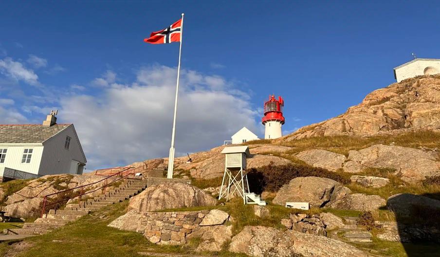 Konsert med Lindesnes Brass på Lindesnes fyr