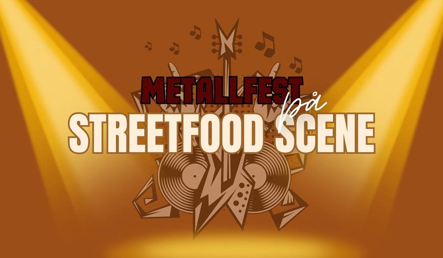 plakat for Metallfest på Streetfood Scene i Arendal