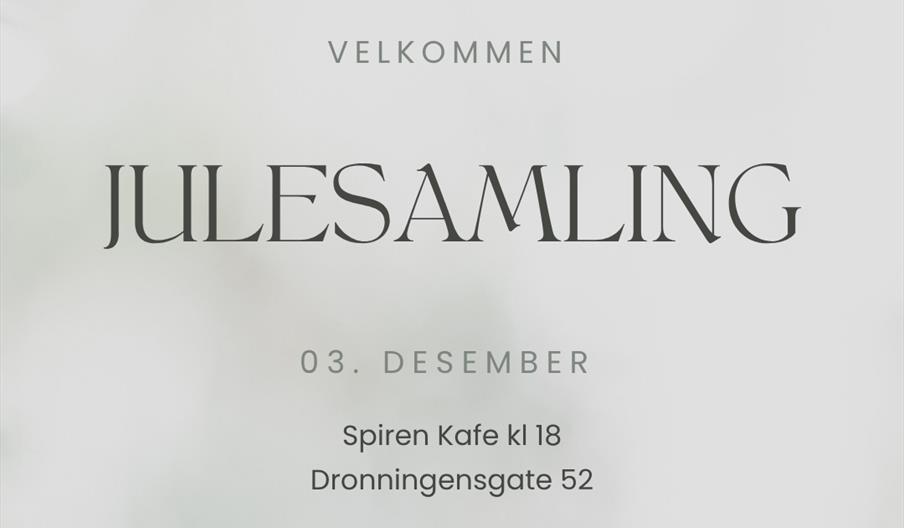 ALLE er velkomne på julesamling