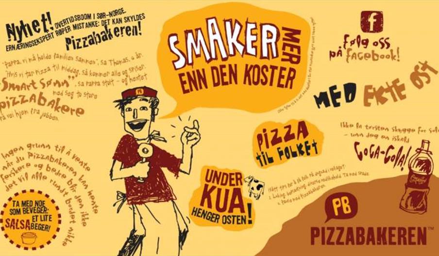 Pizzabakeren i Farsund – rett ved Torvet